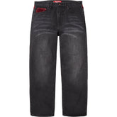 Leopard Faux Fur Loose Fit Jean