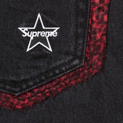 Leopard Faux Fur Loose Fit Jean