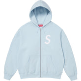 S Logo Zip Up Hooded Sweatshirt