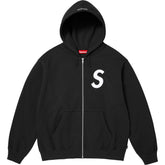 S Logo Zip Up Hooded Sweatshirt