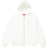 S Logo Zip Up Hooded Sweatshirt