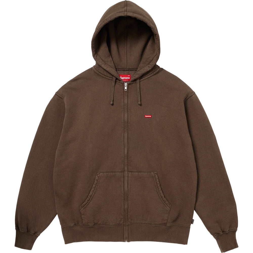 Small Box Zip Up Hooded Sweatshirt