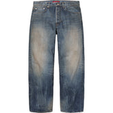 Distressed Loose Fit Selvedge Jean