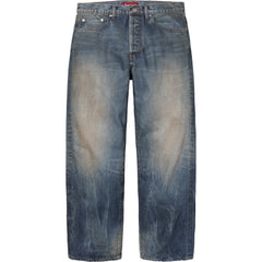 Distressed Loose Fit Selvedge Jean