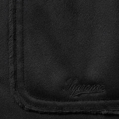 Faux Suede Snap Shirt