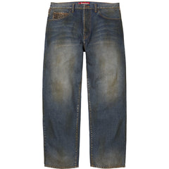 Leopard Faux Fur Loose Fit Jean