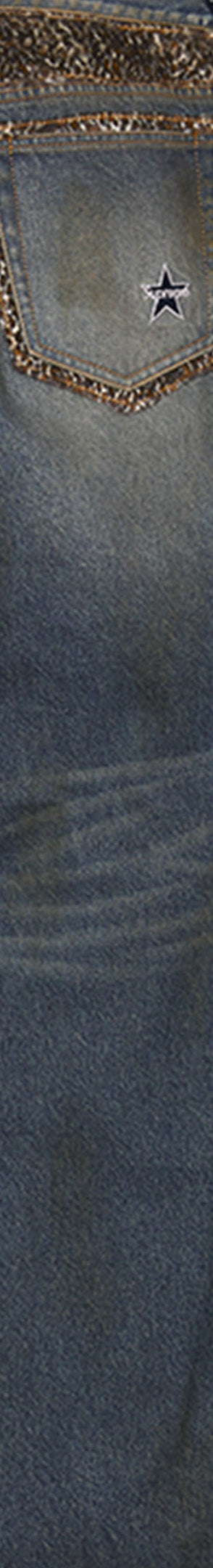 Leopard Faux Fur Loose Fit Jean