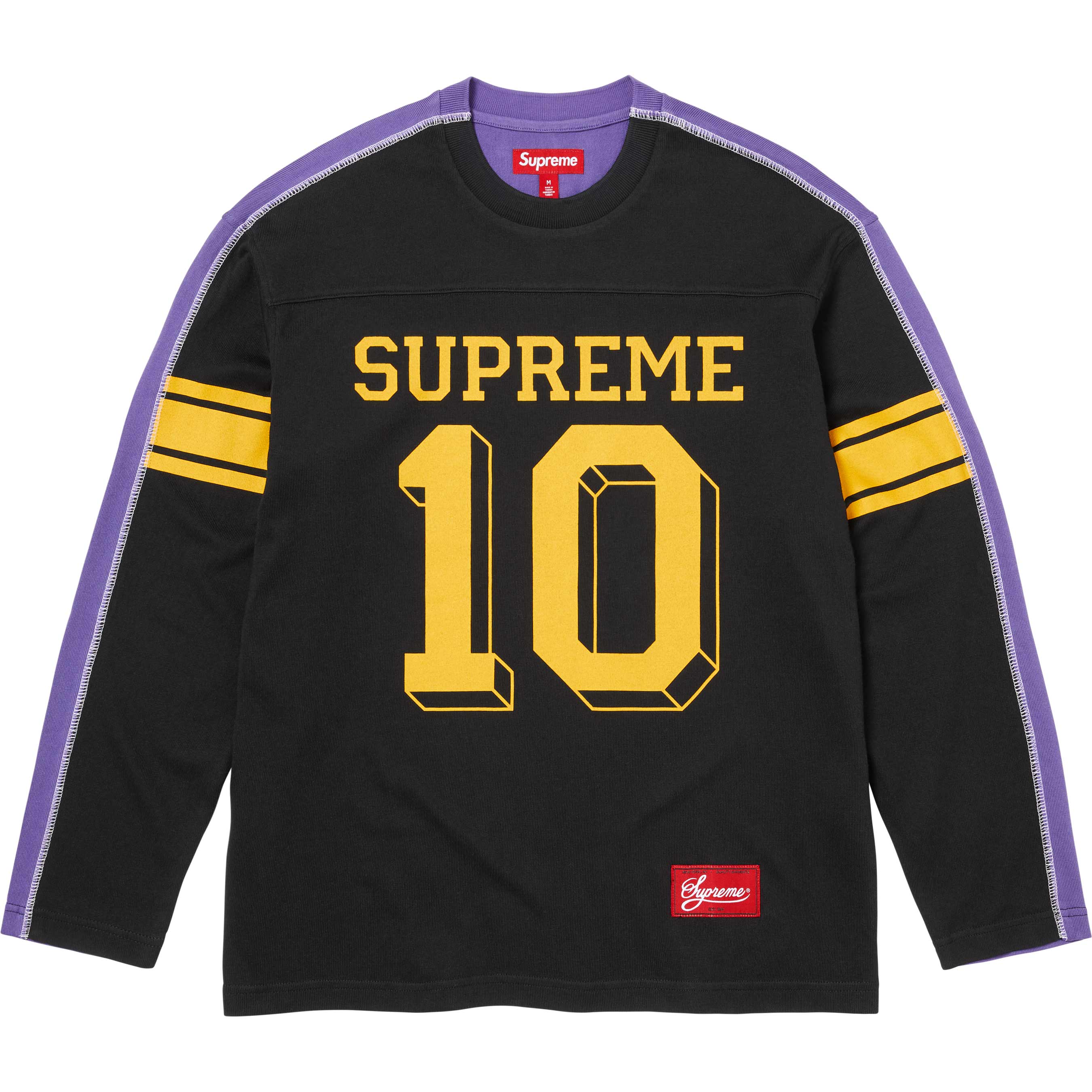 Split L/S Football Top