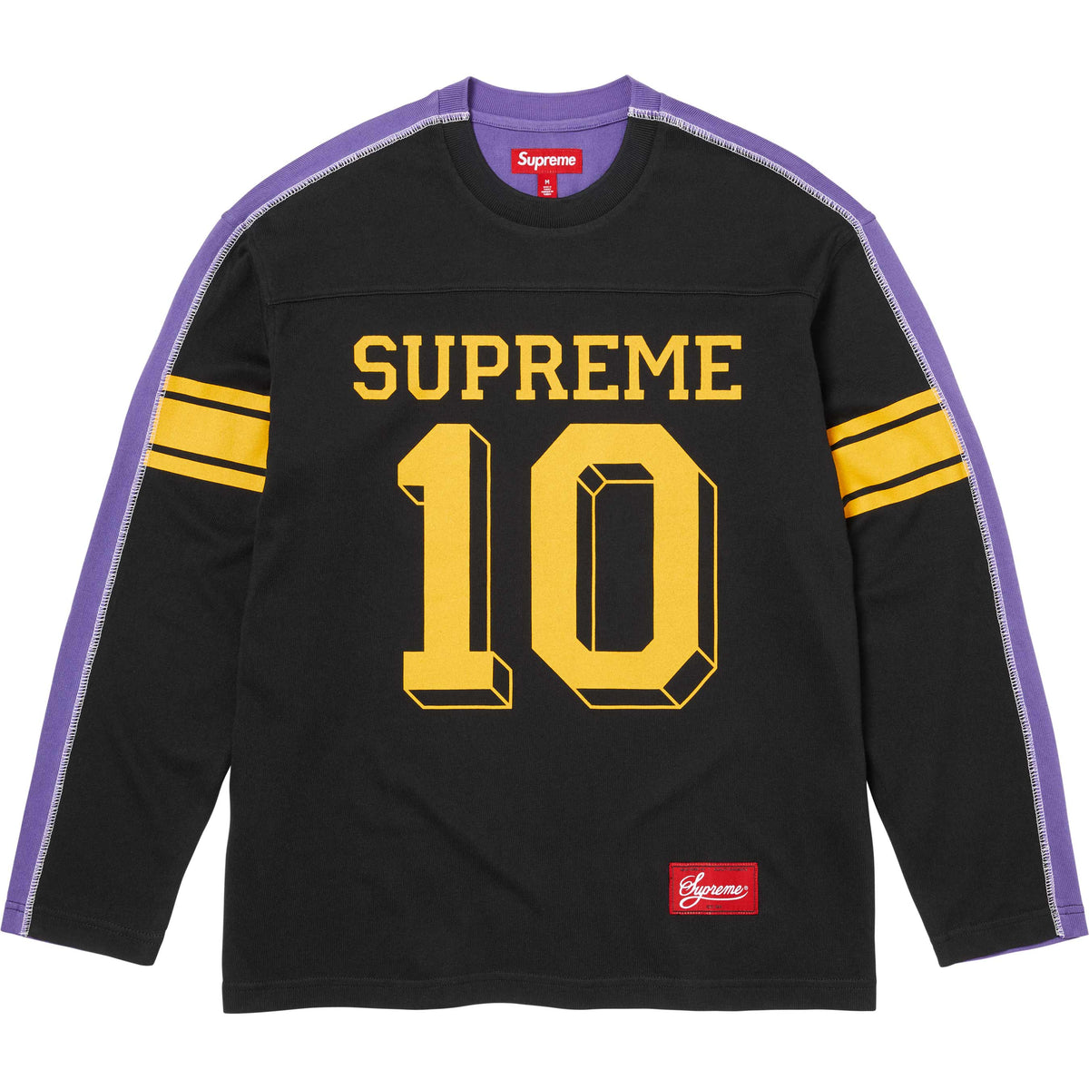 Split L/S Football Top