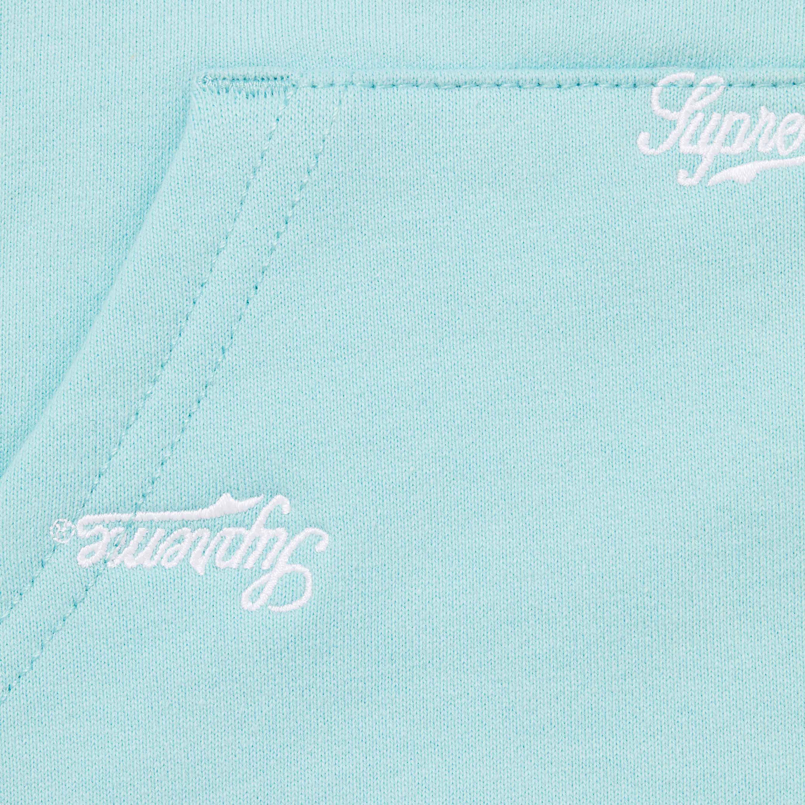 Repeat Script Zip Up Hooded Sweatshirt