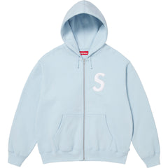S Logo Zip Up Hooded Sweatshirt