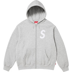 S Logo Zip Up Hooded Sweatshirt