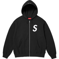 S Logo Zip Up Hooded Sweatshirt