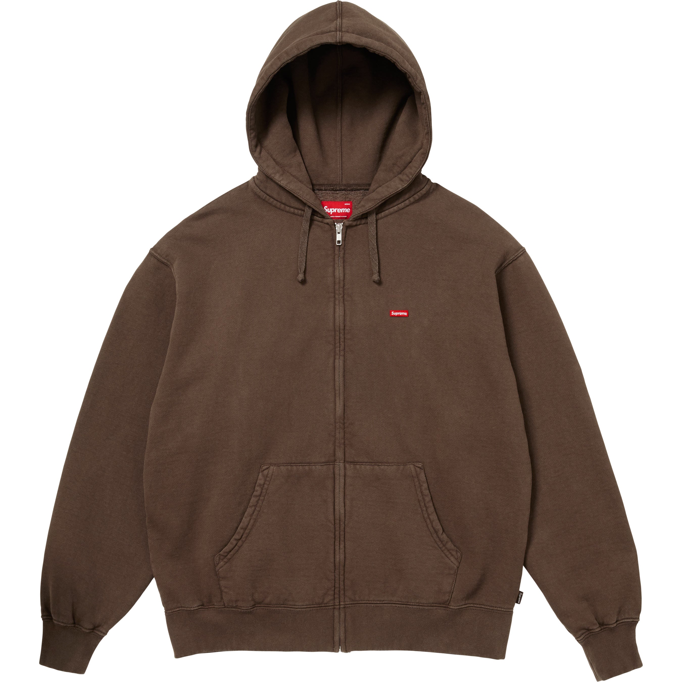 Small Box Zip Up Hooded Sweatshirt