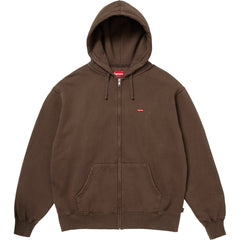 Small Box Zip Up Hooded Sweatshirt