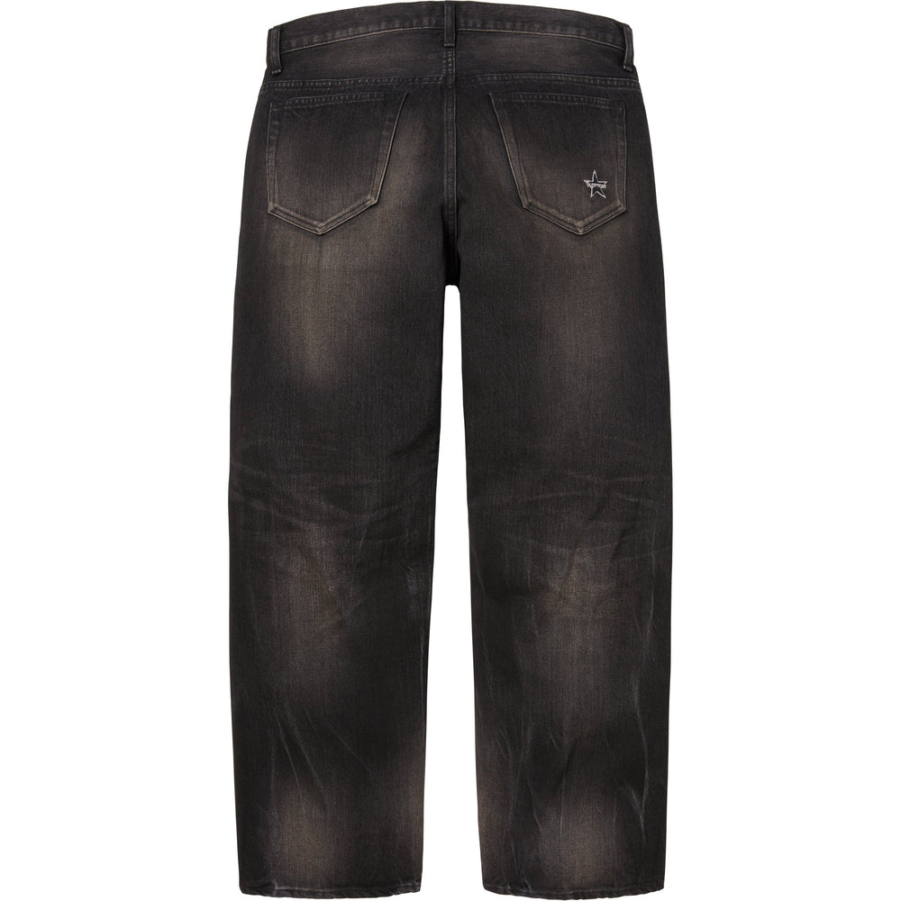 Distressed Loose Fit Selvedge Jean